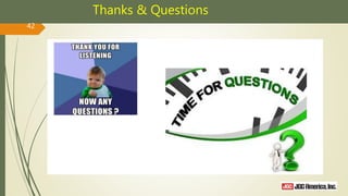 Thanks & Questions
42
 