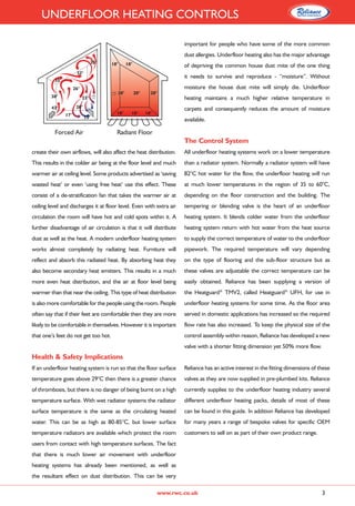 Heatguard UFH Thermostatic Mixing Valve - Spec Sheet | PDF