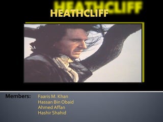 Members:   Faaris M. Khan
           Hassan Bin Obaid
           Ahmed Affan
           Hashir Shahid
 