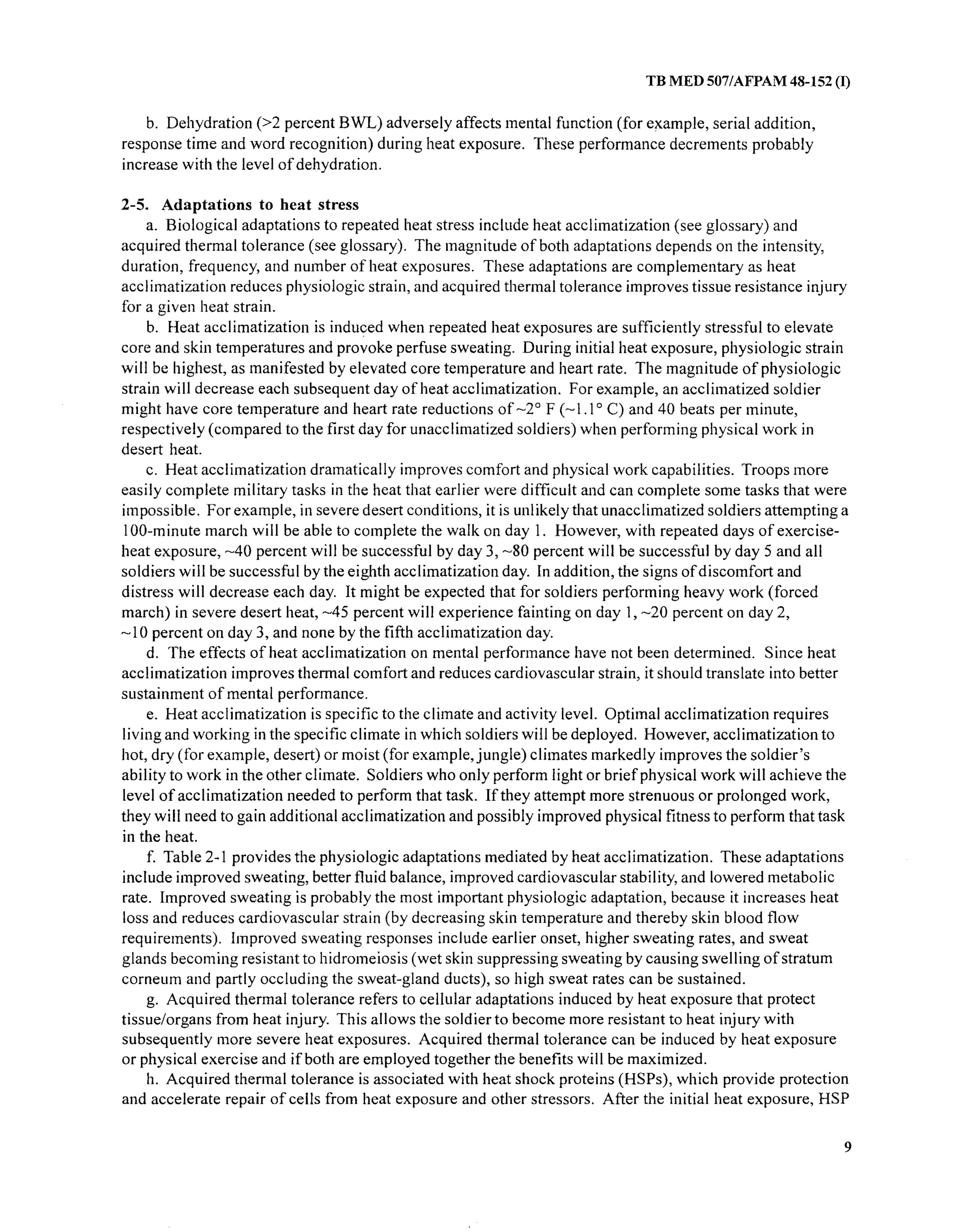 Heat illness prevention tbmed 507 | PDF