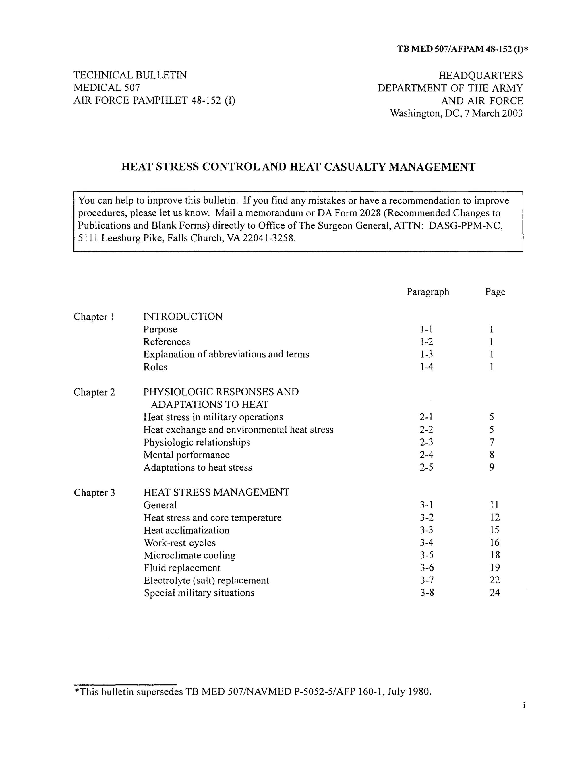 Heat illness prevention tbmed 507 | PDF
