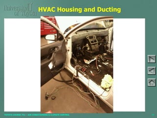 TOYOTA COURSE 752 – AIR CONDITIONING & CLIMATE CONTROL
HVAC Housing and Ducting
59
 