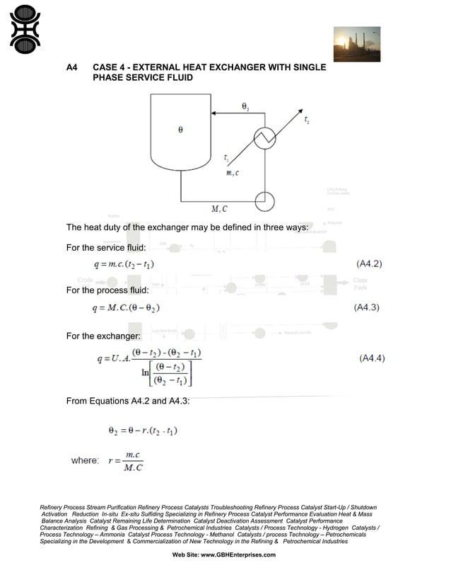 Heating and Cooling of Batch Processes