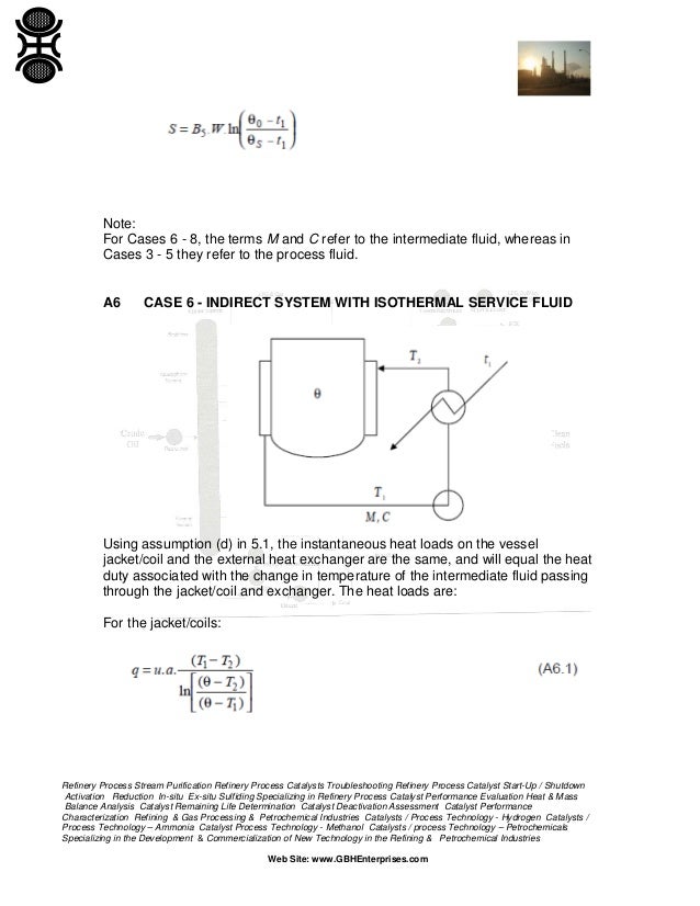 Heating and Cooling of Batch Processes
