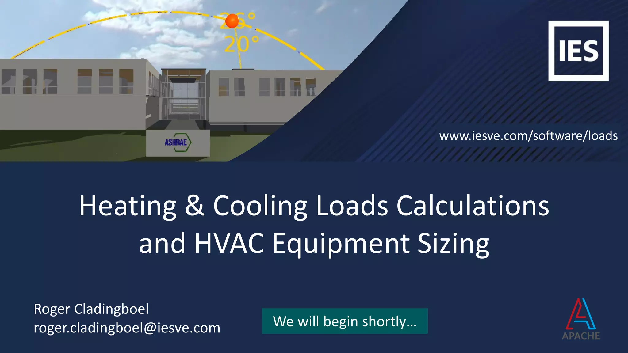 Heating & Cooling Loads Calculations and HVAC Equipment Sizing PPT