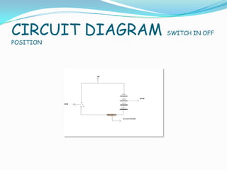 CIRCUIT DIAGRAM SWITCH IN OFF
POSITION