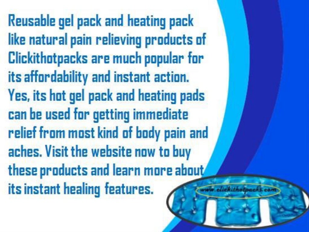 Benefits of Using Heating Packs