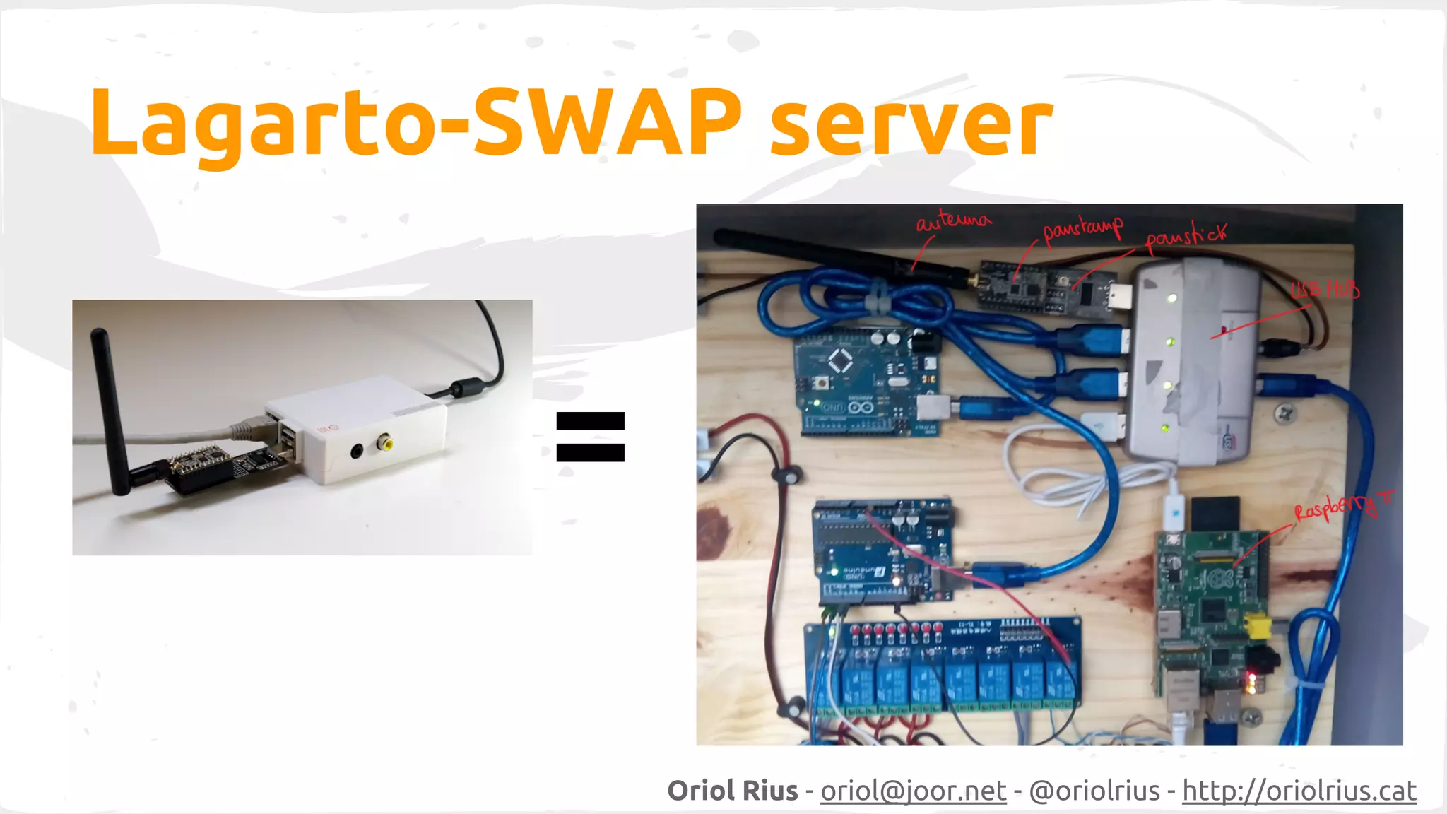 Lagarto-SWAP server 
Oriol Rius - oriol@joor.net - @oriolrius - http://oriolrius.cat 
= 
 