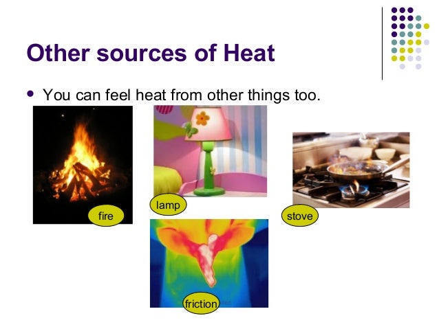 Heat, light and sound