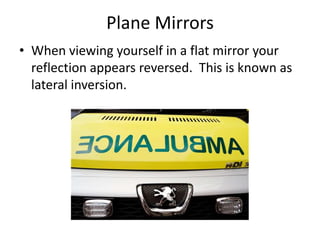 The Law of Reflection 
allmaths.blogspot.com 
 