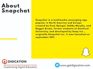 Snapchat Overview What is Snapchat | PDF