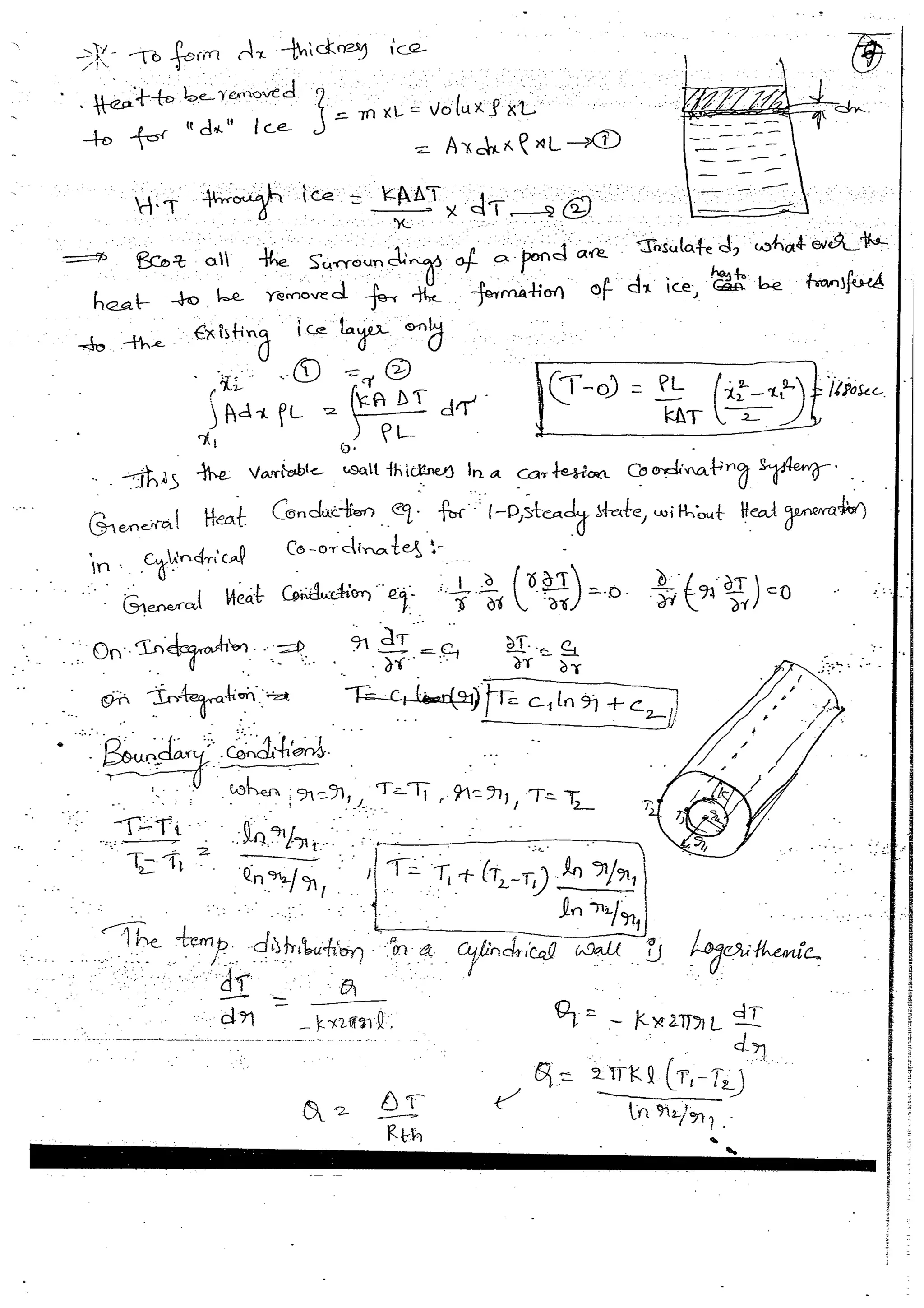 Heat & Mass Transfer 4 (HMT) Mechanical Engineering Handwritten classes Notes (Study Materials) for IES PSUs GATE