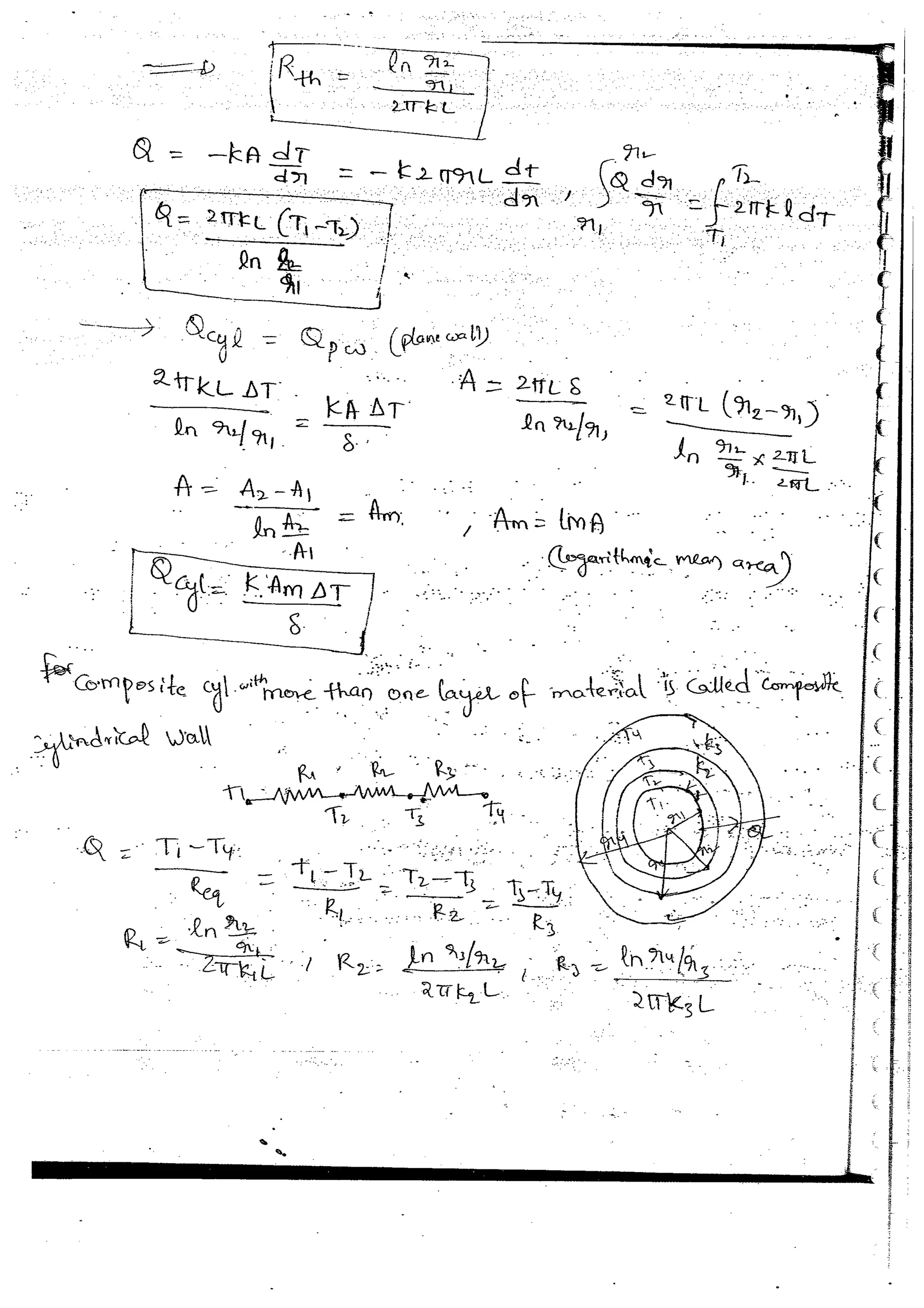 Heat & Mass Transfer 4 (HMT) Mechanical Engineering Handwritten classes Notes (Study Materials) for IES PSUs GATE