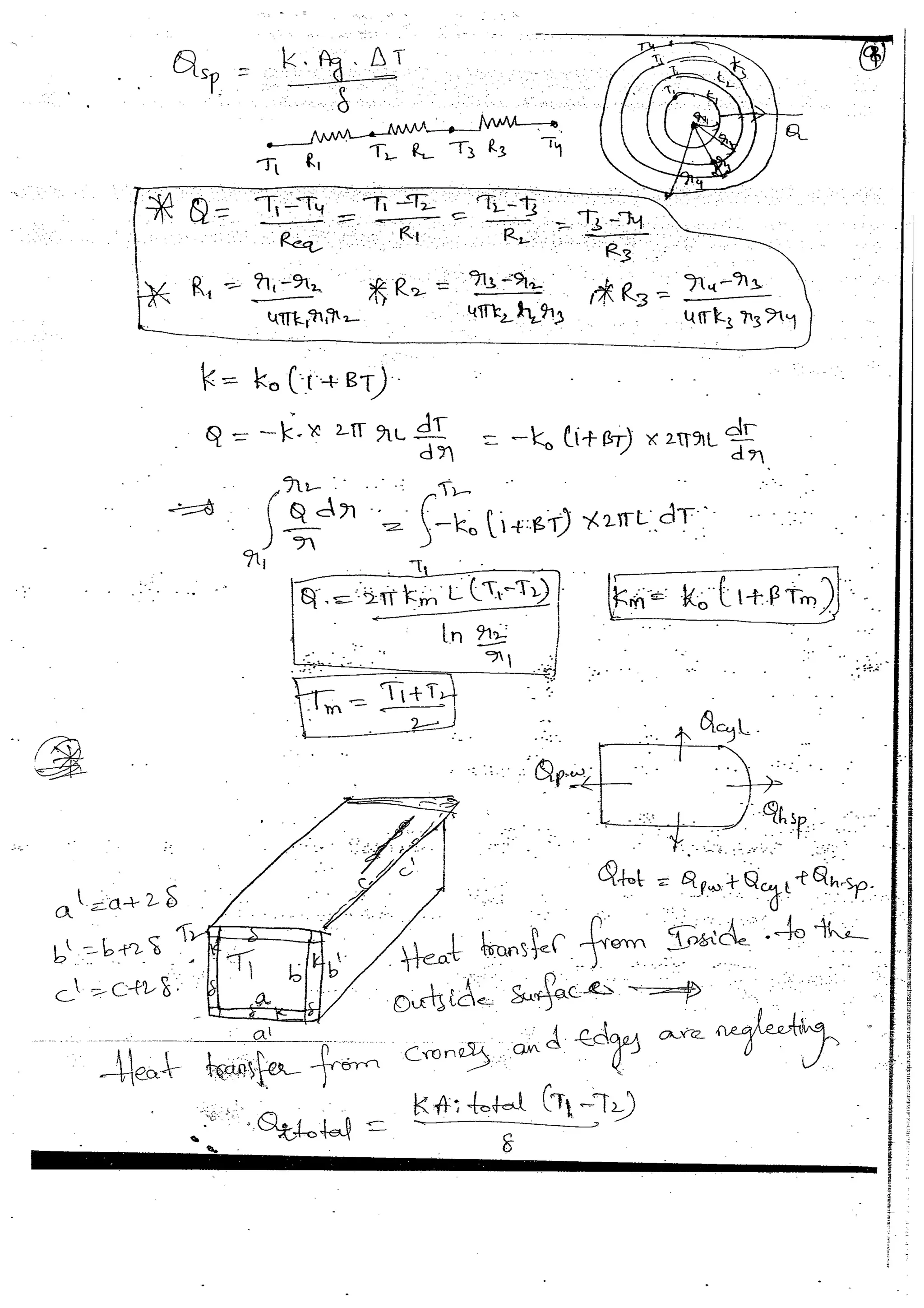 Heat & Mass Transfer 4 (HMT) Mechanical Engineering Handwritten classes Notes (Study Materials) for IES PSUs GATE