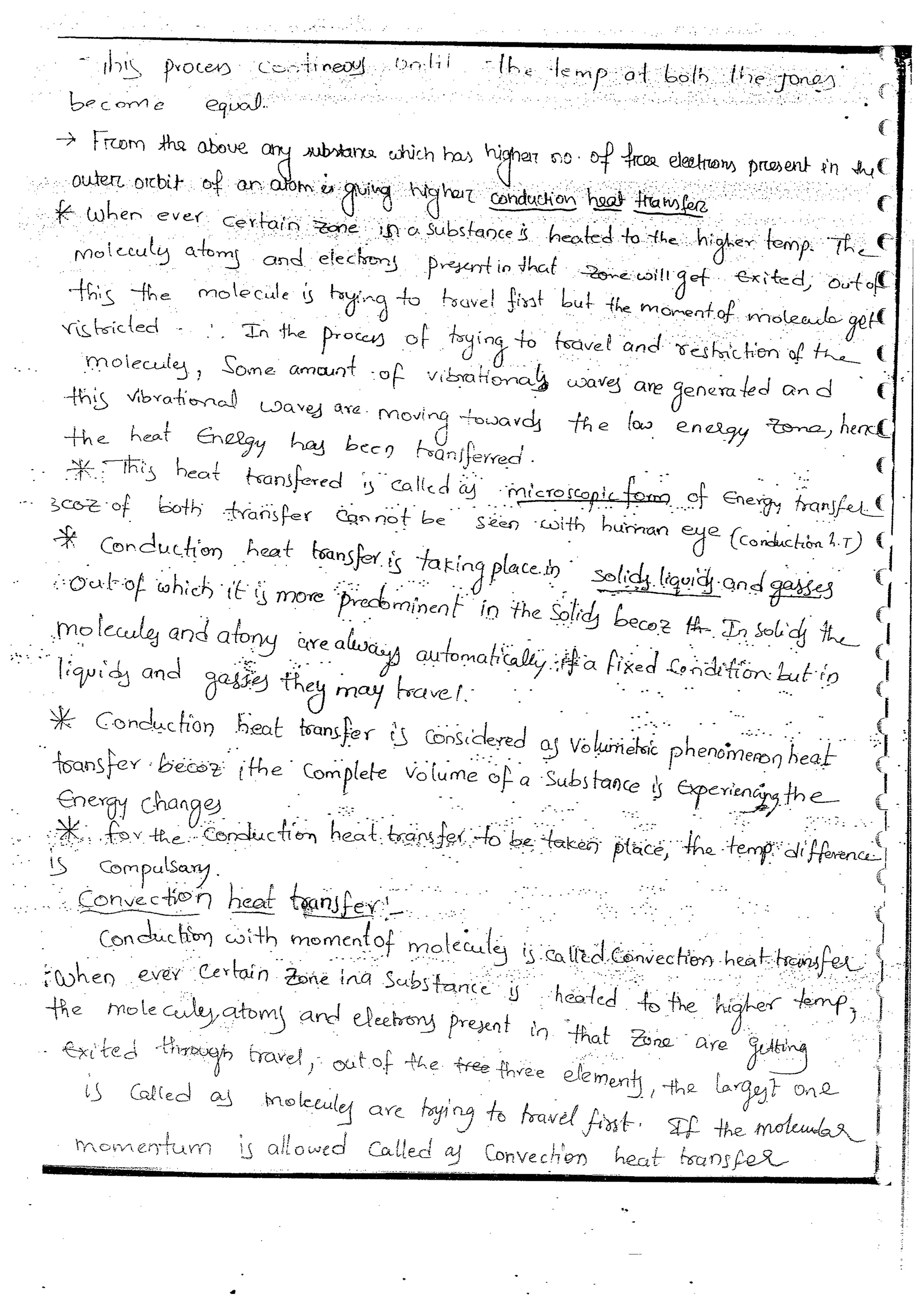 Heat & Mass Transfer 4 (HMT) Mechanical Engineering Handwritten classes Notes (Study Materials) for IES PSUs GATE