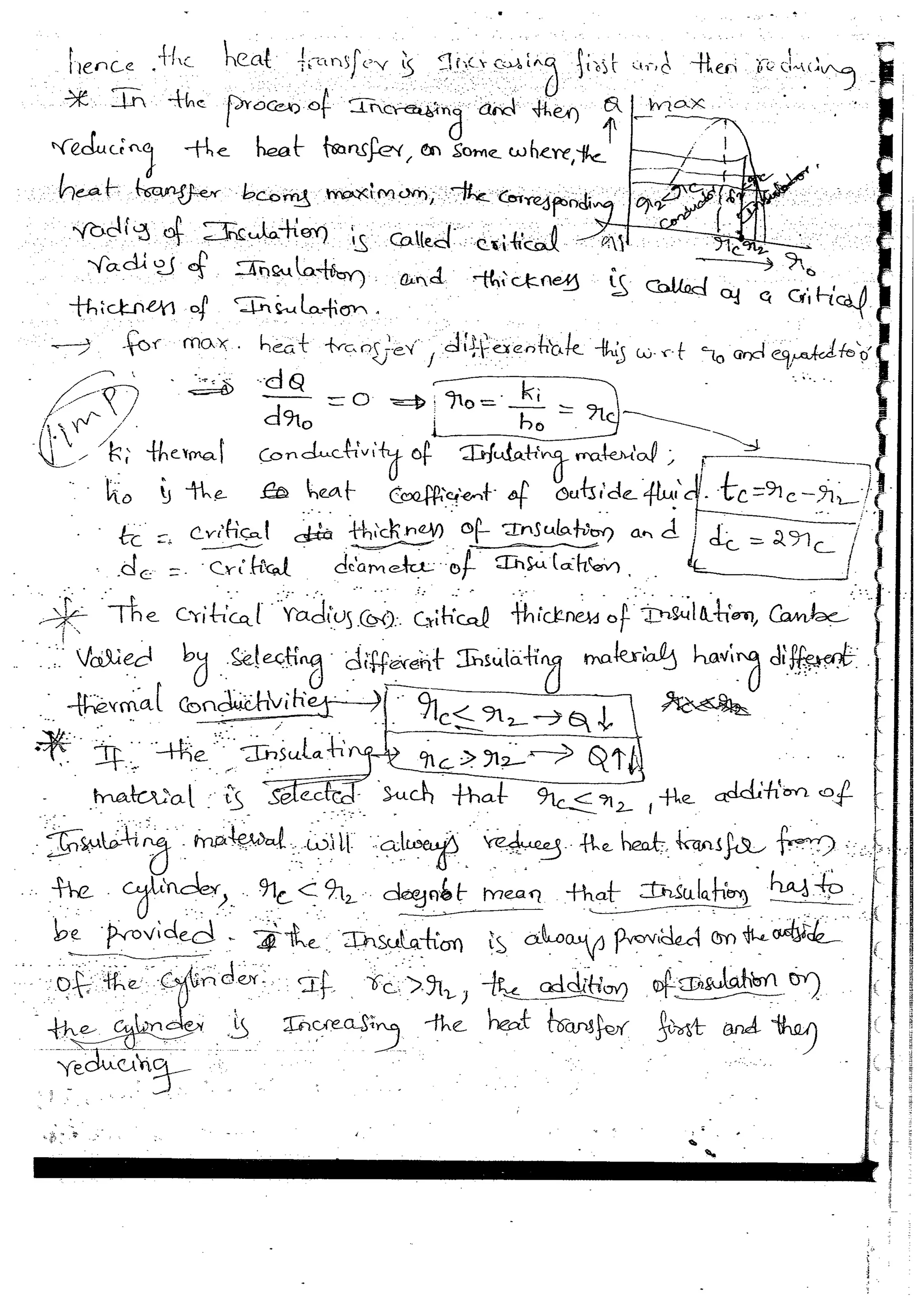 Heat & Mass Transfer 4 (HMT) Mechanical Engineering Handwritten classes Notes (Study Materials) for IES PSUs GATE