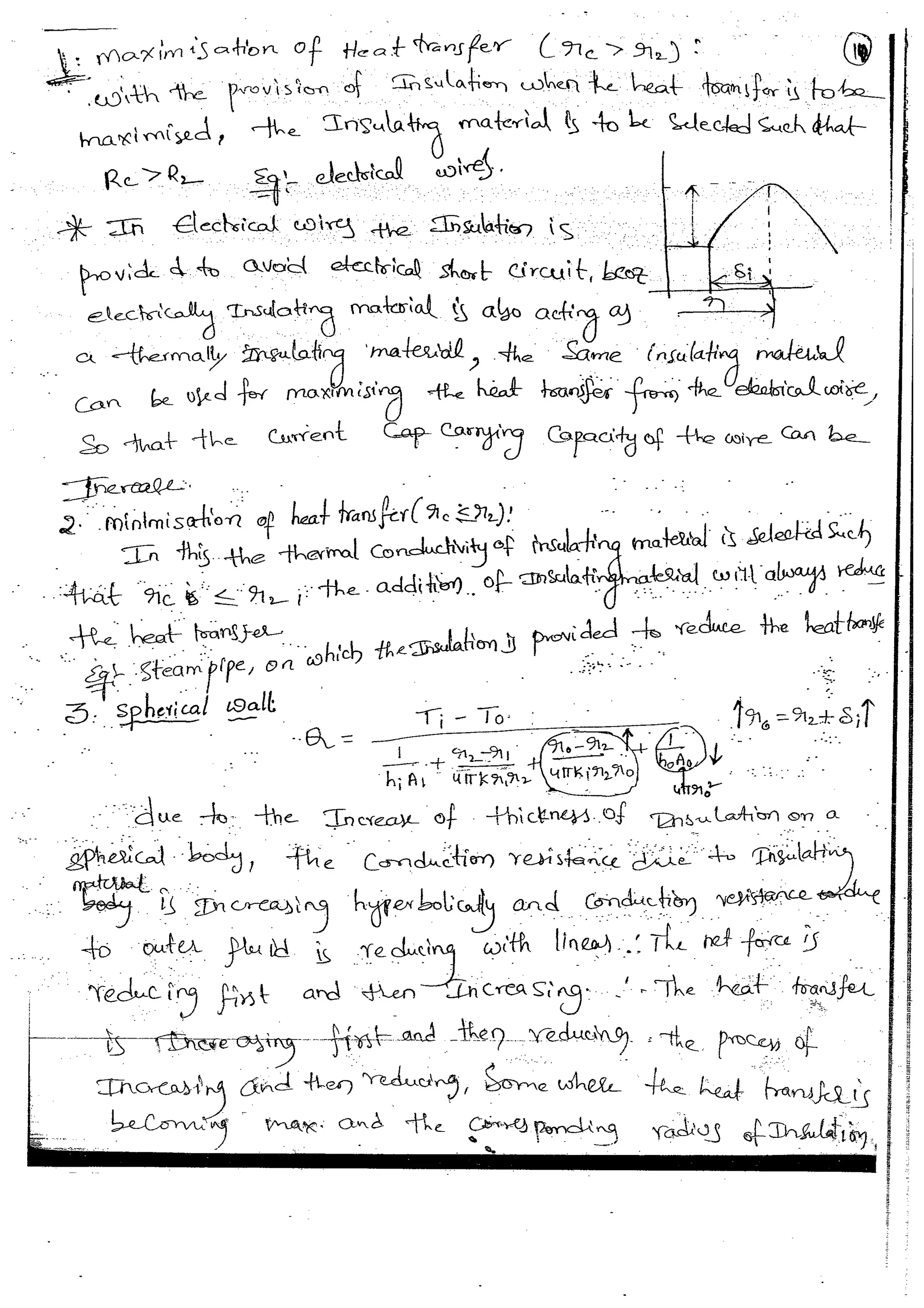 Heat & Mass Transfer 4 (HMT) Mechanical Engineering Handwritten classes Notes (Study Materials) for IES PSUs GATE