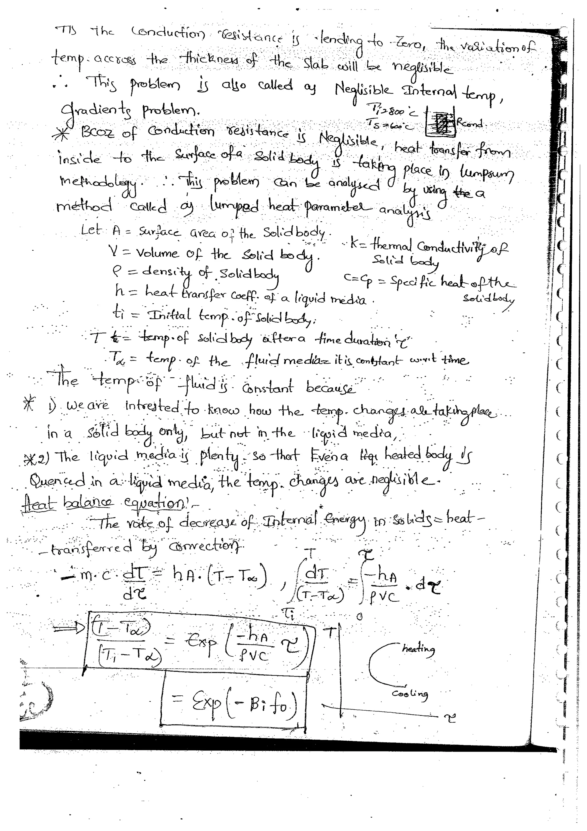 Heat & Mass Transfer 4 (HMT) Mechanical Engineering Handwritten classes Notes (Study Materials) for IES PSUs GATE