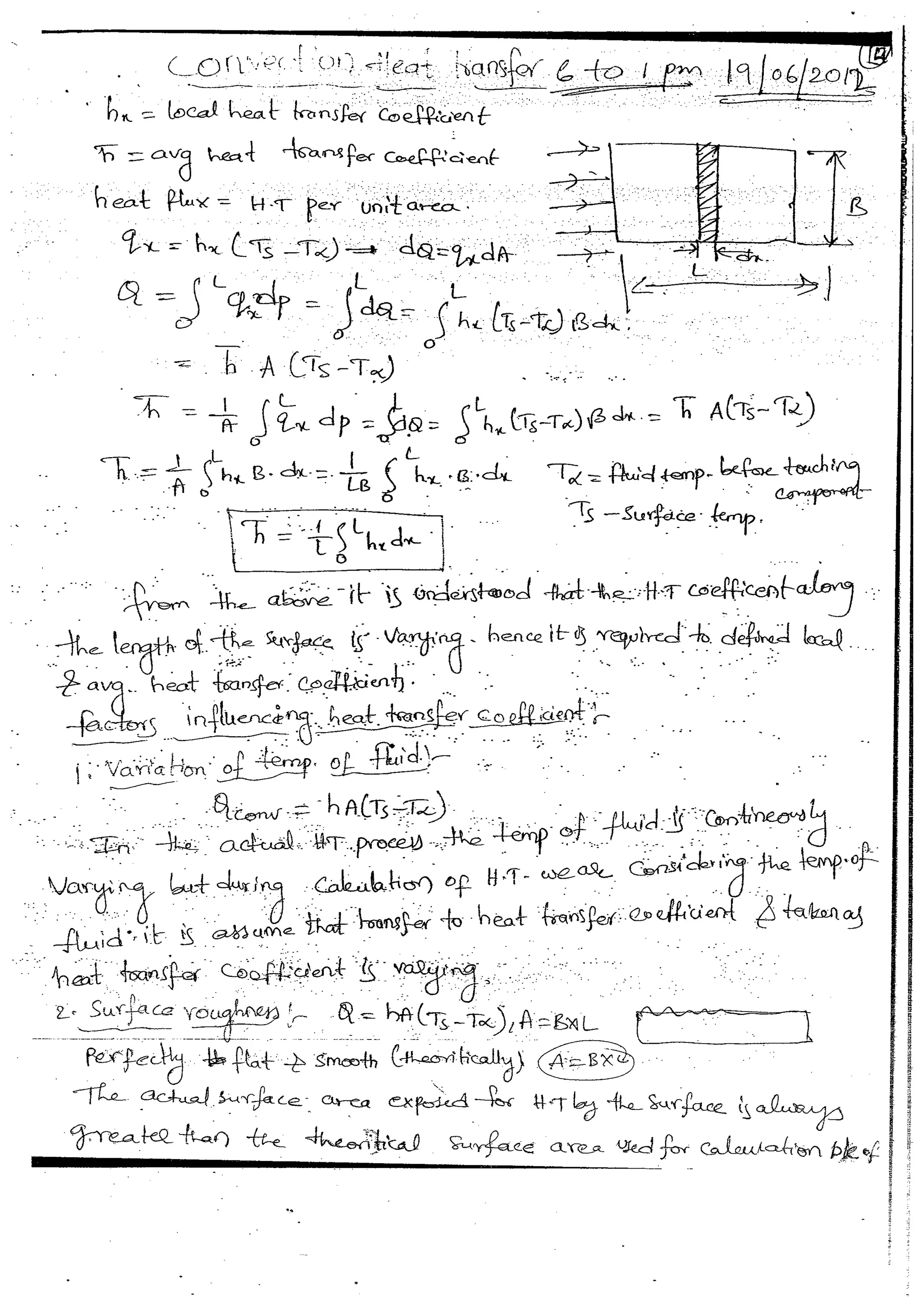 Heat & Mass Transfer 4 (HMT) Mechanical Engineering Handwritten classes Notes (Study Materials) for IES PSUs GATE