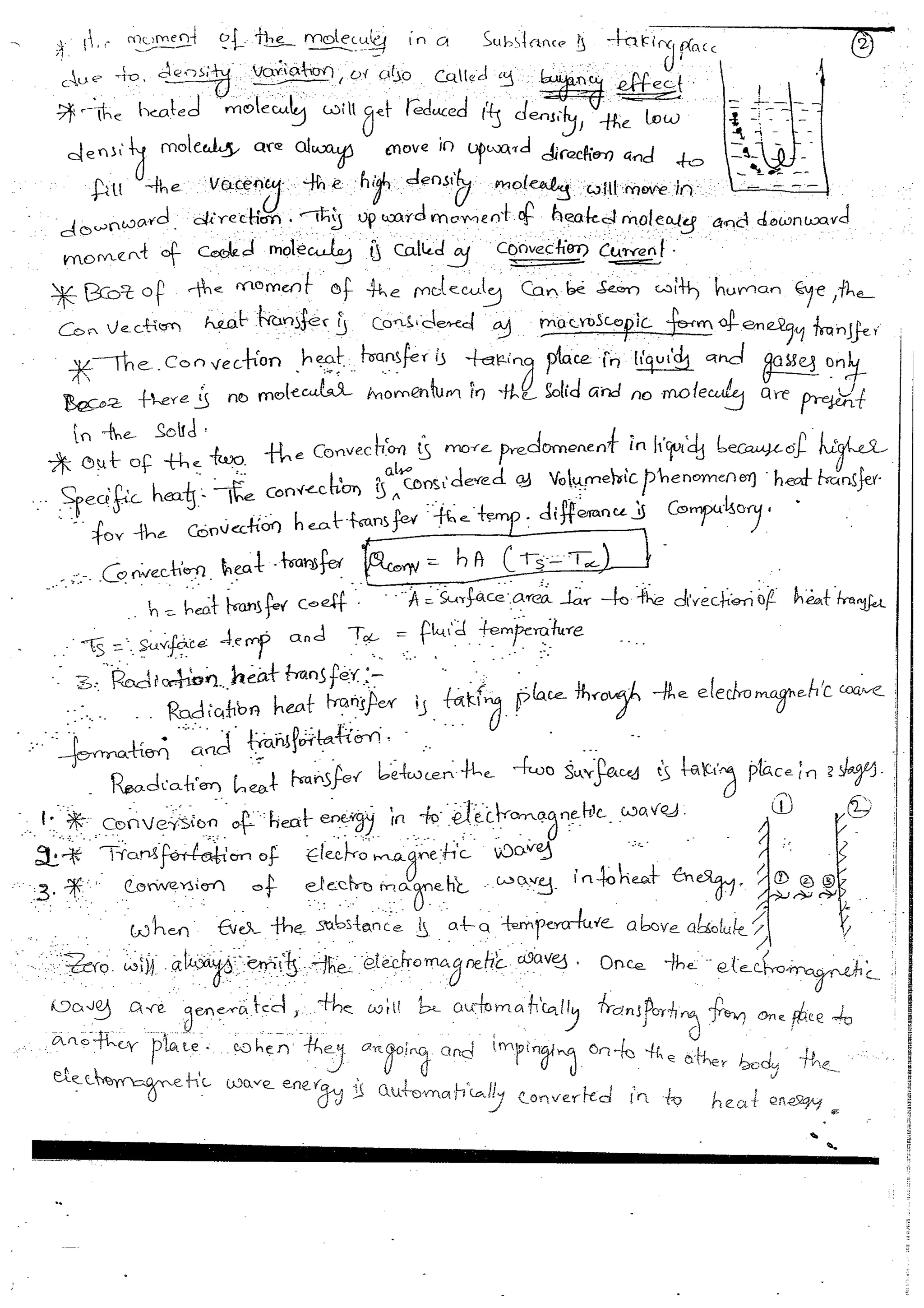 Heat & Mass Transfer 4 (HMT) Mechanical Engineering Handwritten classes Notes (Study Materials) for IES PSUs GATE