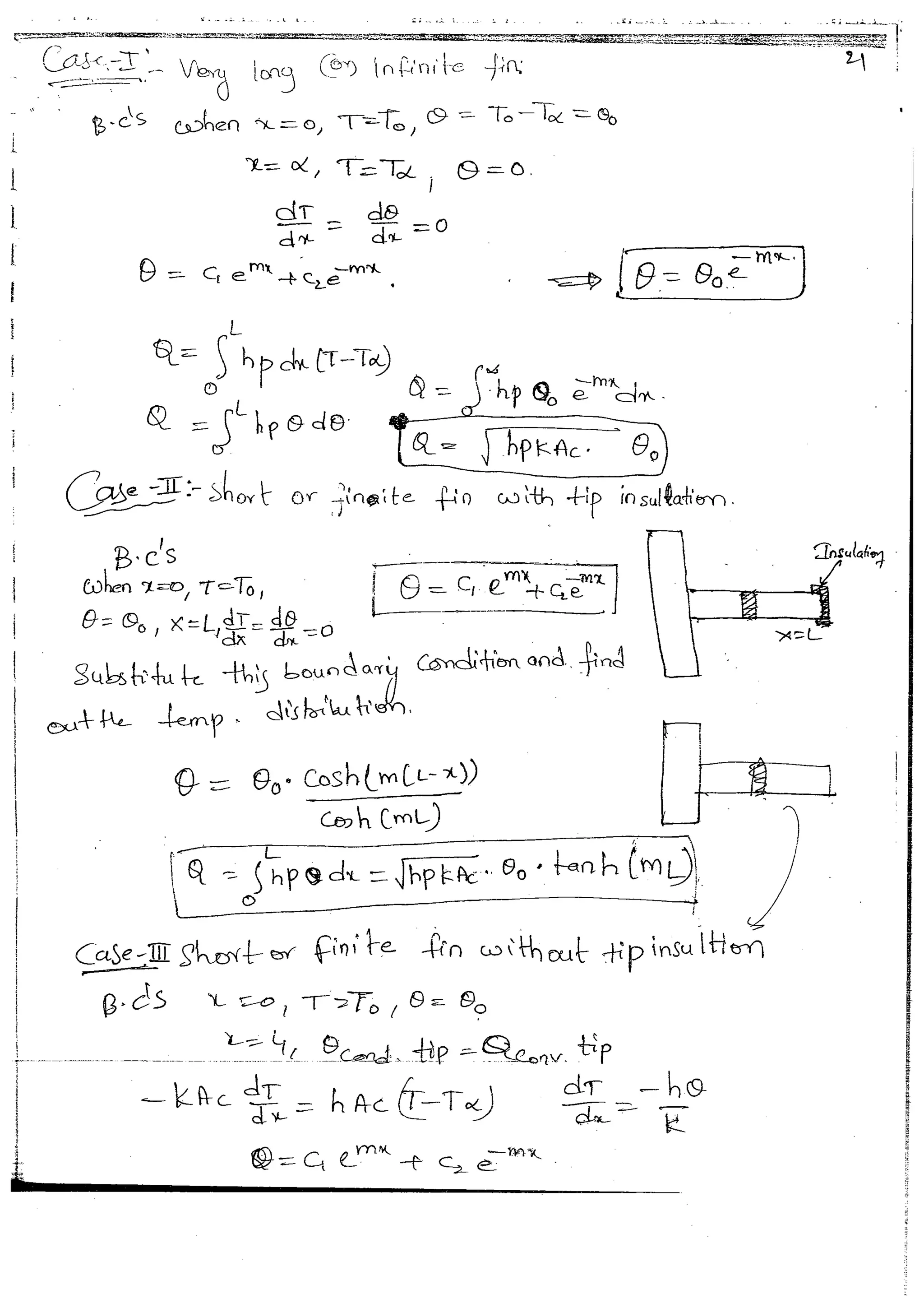 Heat & Mass Transfer 4 (HMT) Mechanical Engineering Handwritten classes Notes (Study Materials) for IES PSUs GATE
