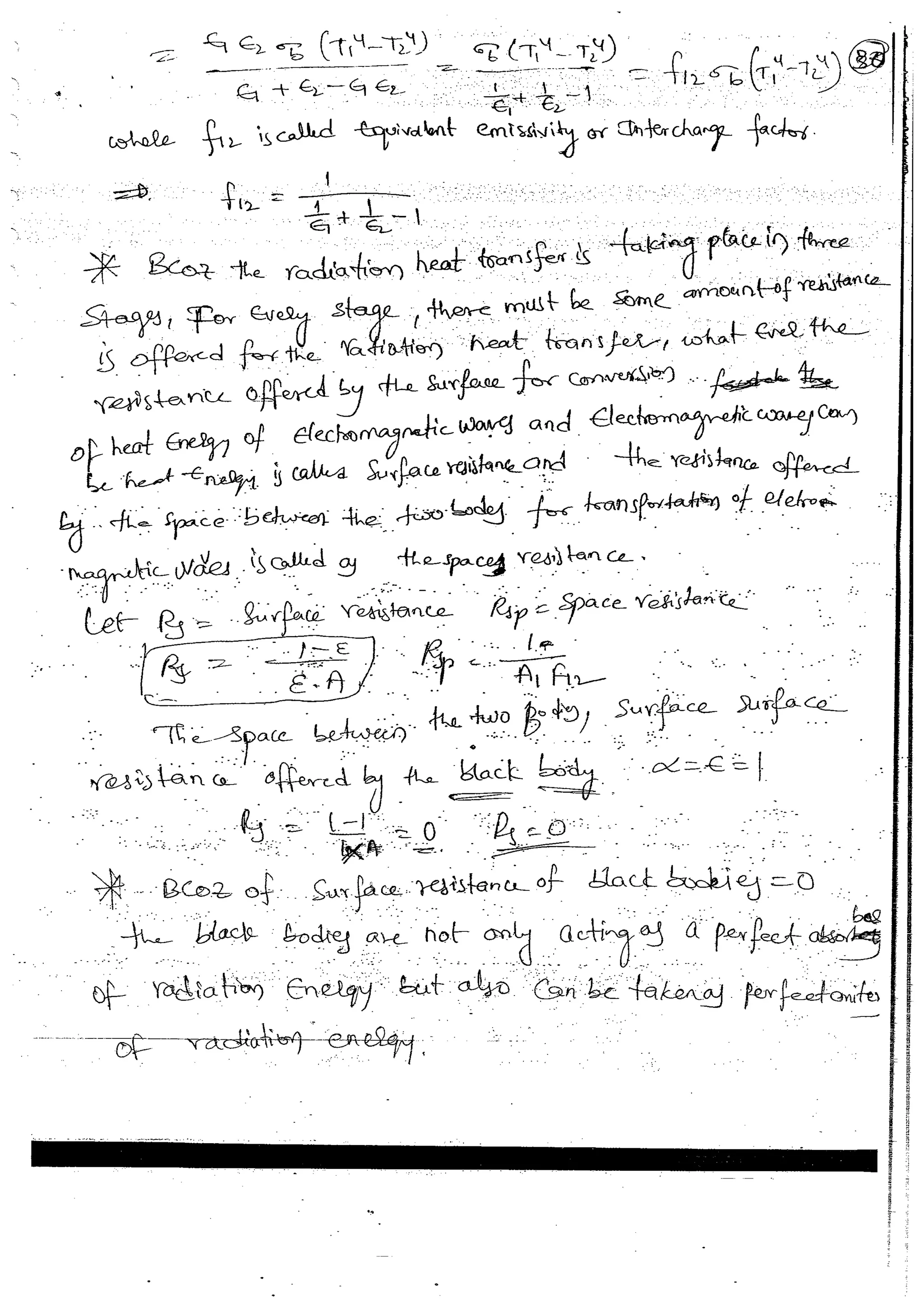 Heat & Mass Transfer 4 (HMT) Mechanical Engineering Handwritten classes Notes (Study Materials) for IES PSUs GATE