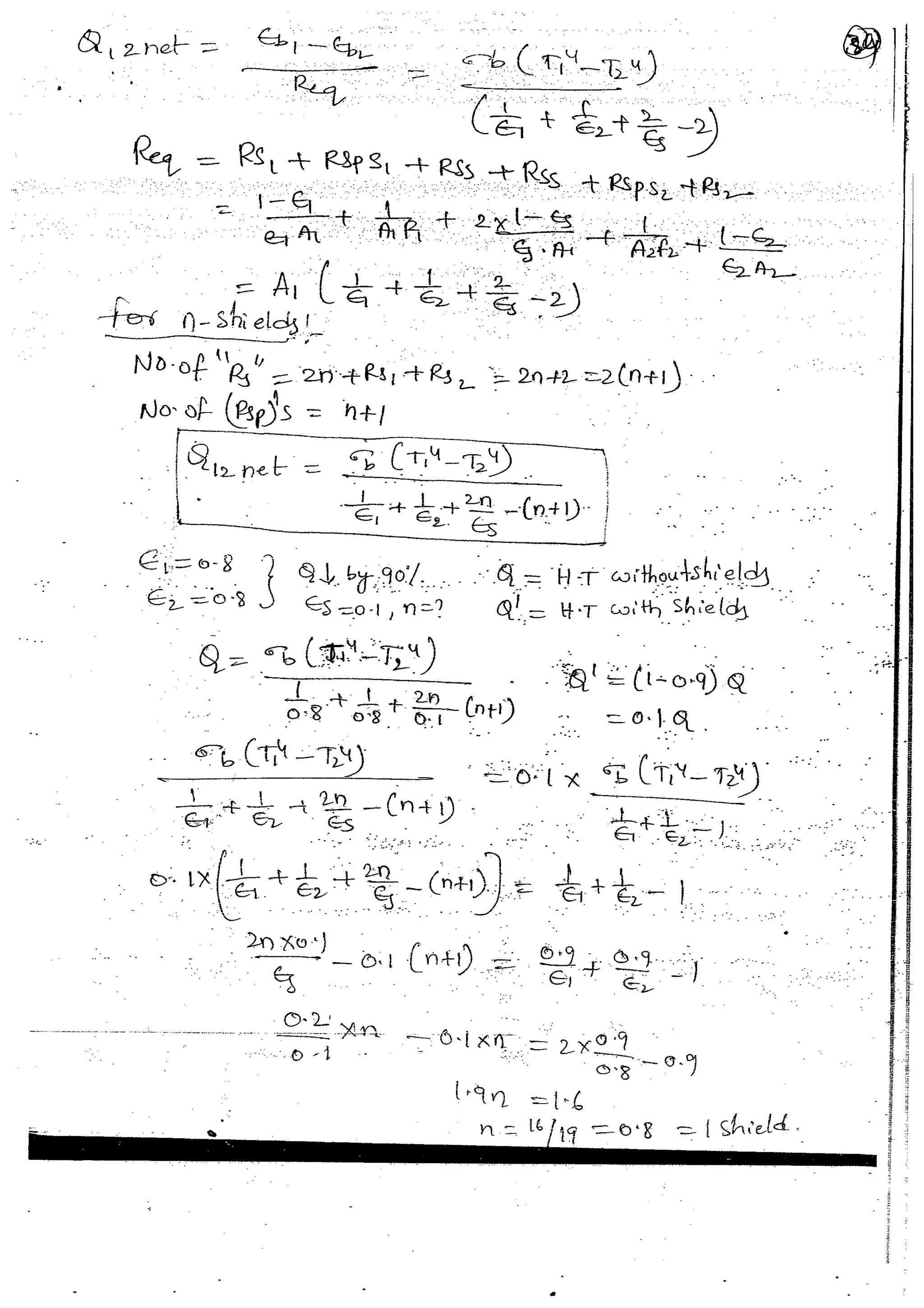 Heat & Mass Transfer 4 (HMT) Mechanical Engineering Handwritten classes Notes (Study Materials) for IES PSUs GATE