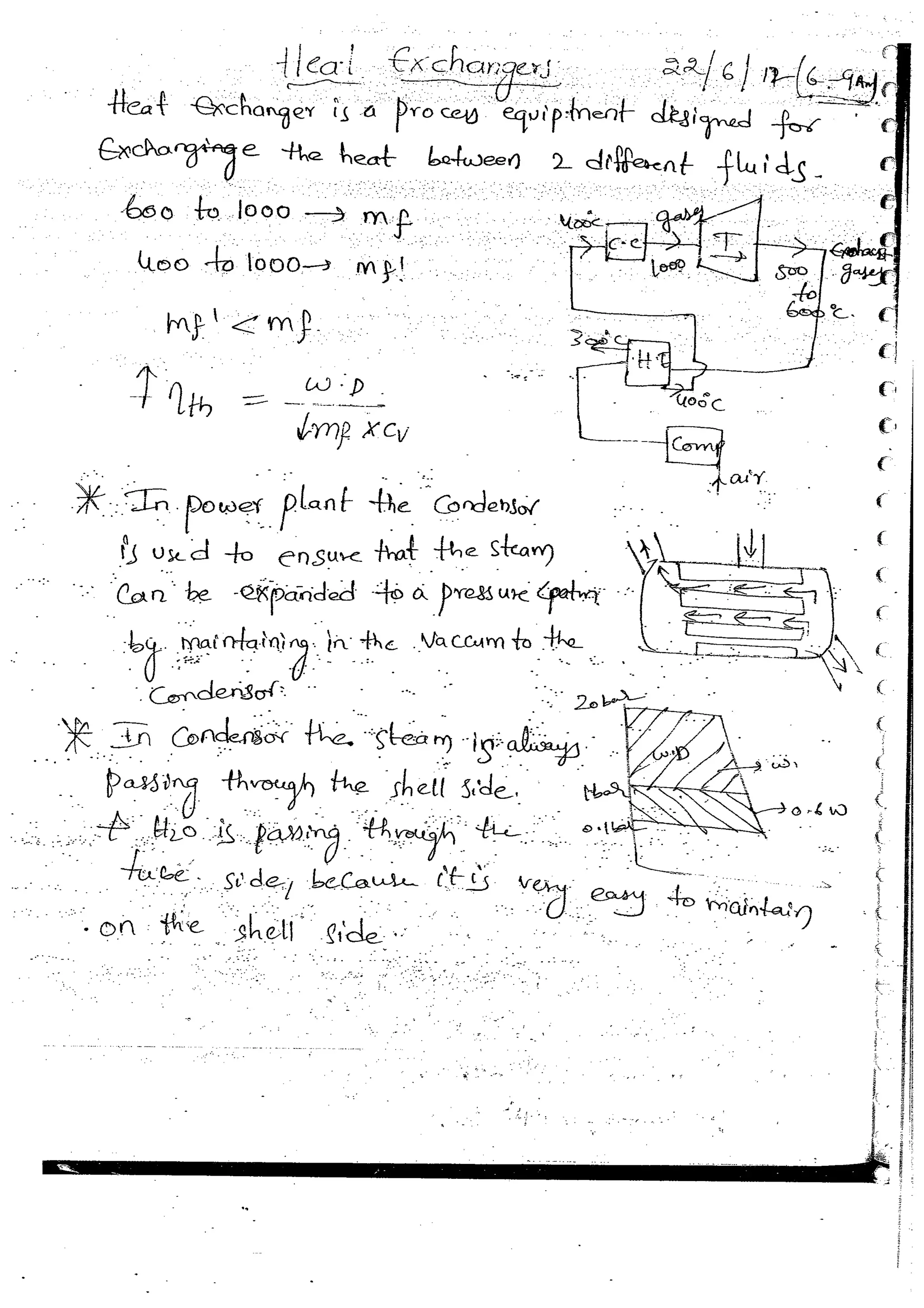 Heat & Mass Transfer 4 (HMT) Mechanical Engineering Handwritten classes Notes (Study Materials) for IES PSUs GATE