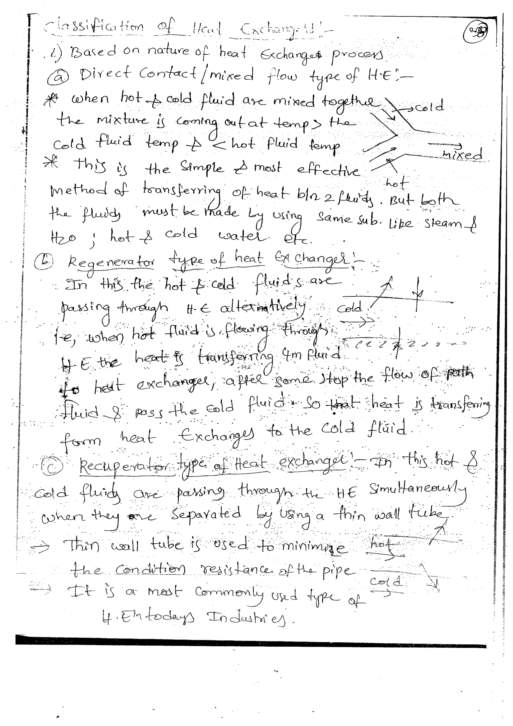 Heat & Mass Transfer 4 (HMT) Mechanical Engineering Handwritten classes Notes (Study Materials) for IES PSUs GATE