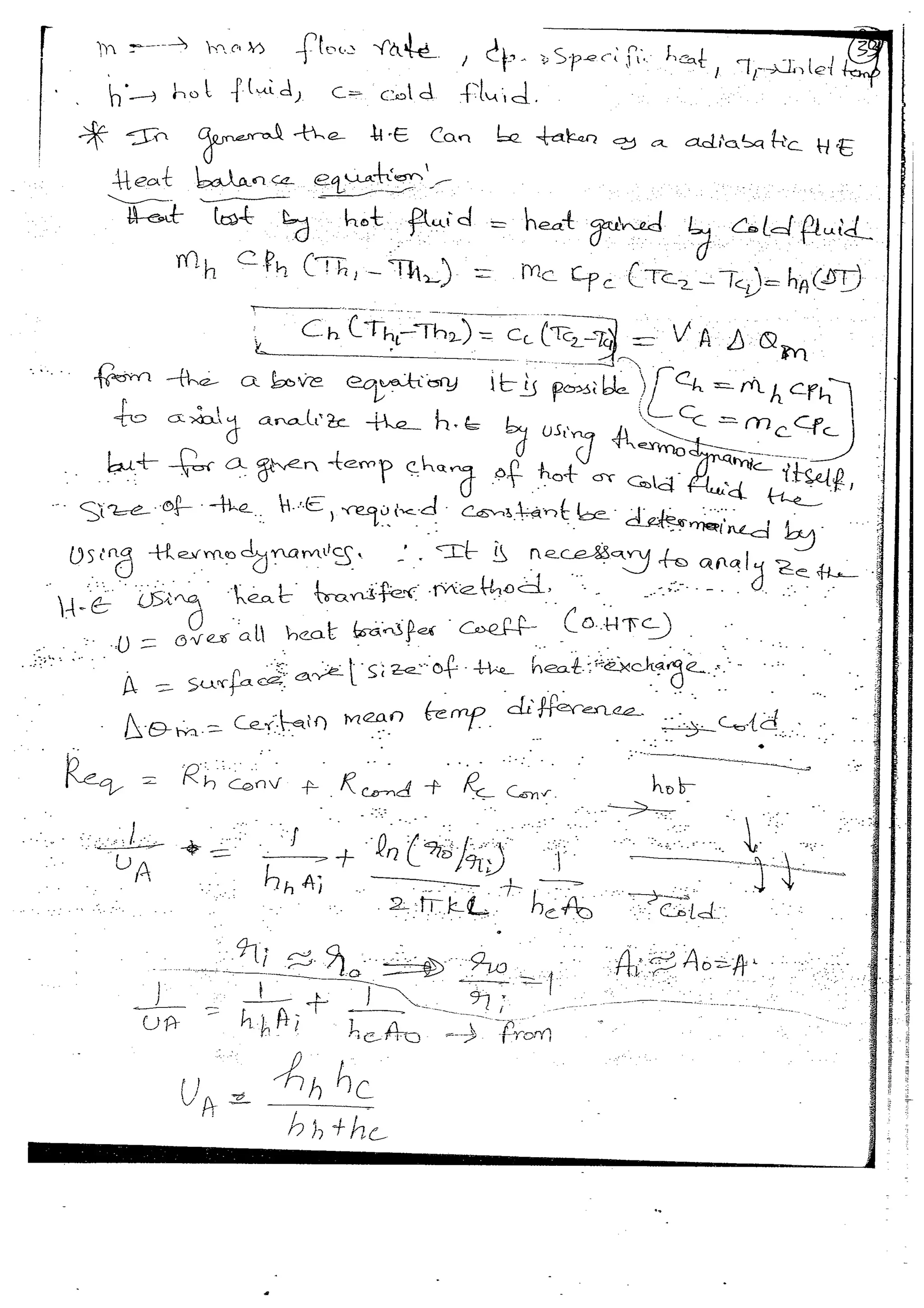 Heat & Mass Transfer 4 (HMT) Mechanical Engineering Handwritten classes Notes (Study Materials) for IES PSUs GATE
