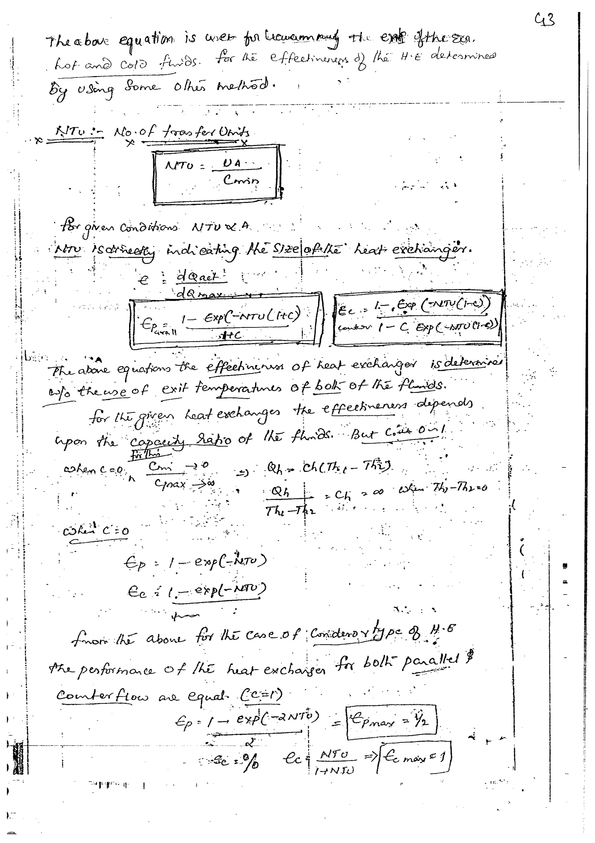 Heat & Mass Transfer 4 (HMT) Mechanical Engineering Handwritten classes Notes (Study Materials) for IES PSUs GATE