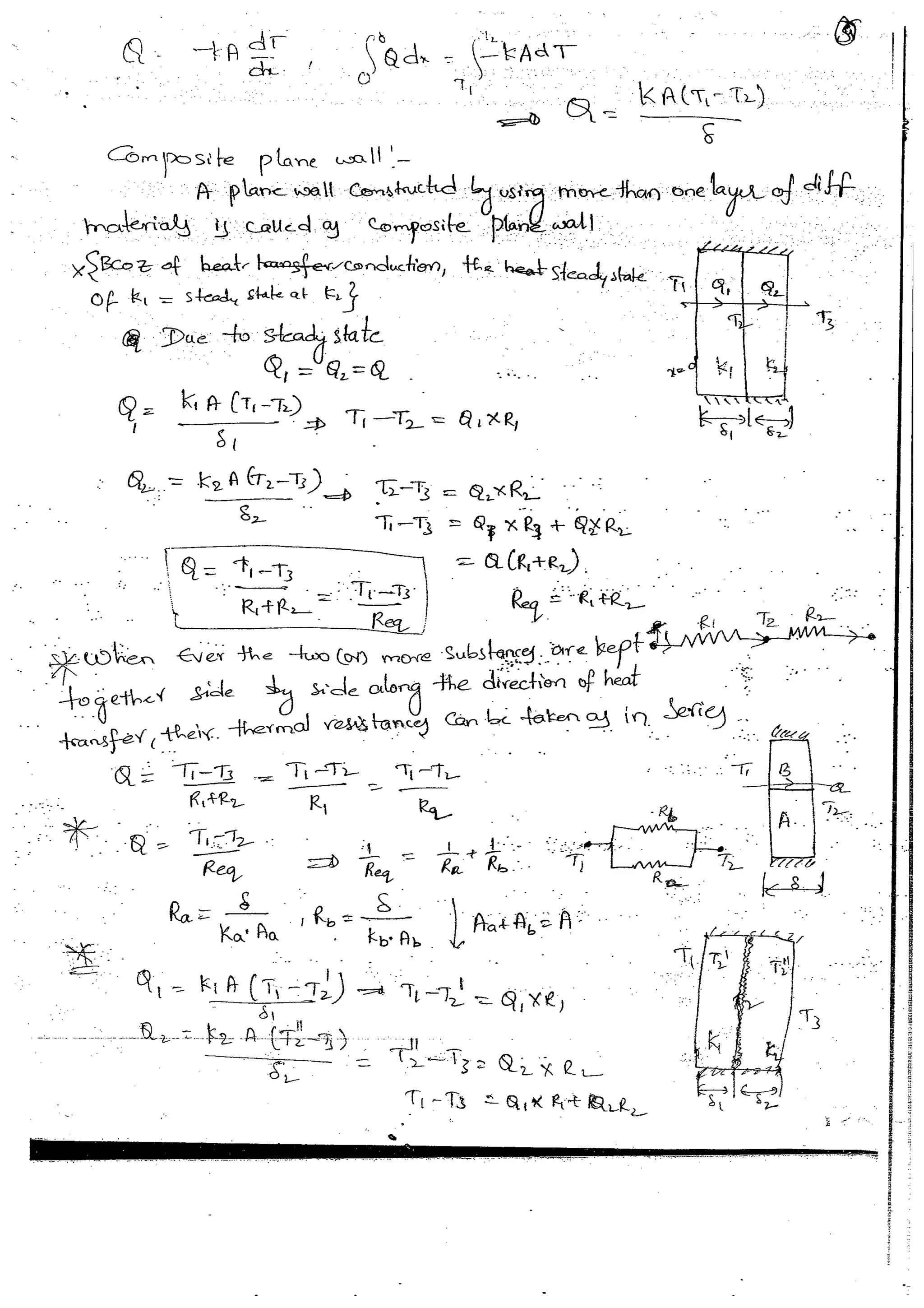 Heat & Mass Transfer 4 (HMT) Mechanical Engineering Handwritten classes Notes (Study Materials) for IES PSUs GATE