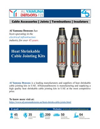 Heat Shrinkable Cable Jointing Kits in UAE