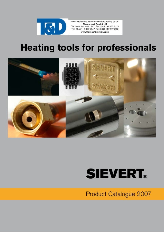 Sievert Primus Heat Shrink Gas Torches Heat Shrink Gas Torches