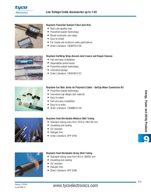 Raychem Heat Shrink Raychem Tyco Heat Shrink Tubing And Sleeving