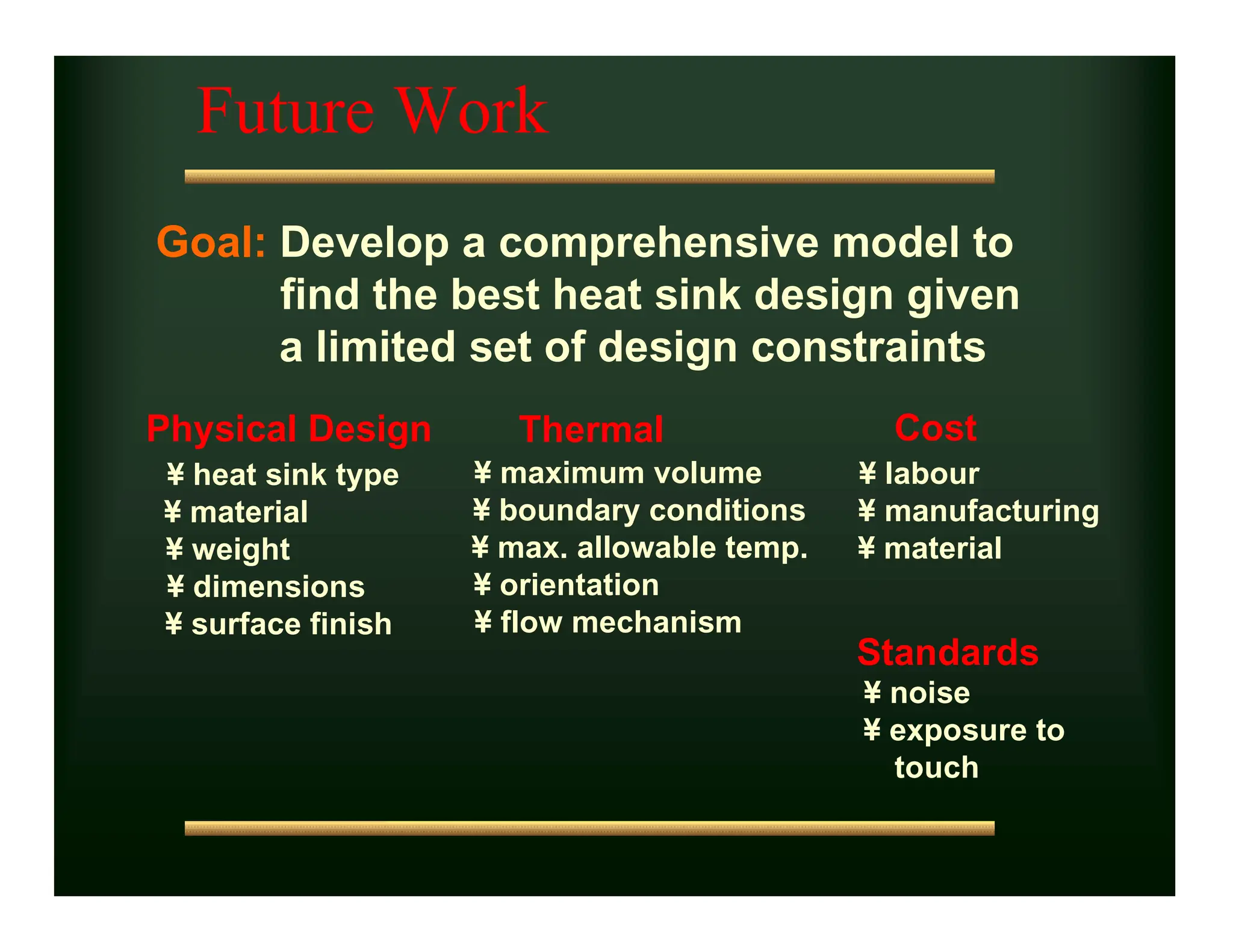 Thermal Design and Optimization of Heat Sinks | PDF