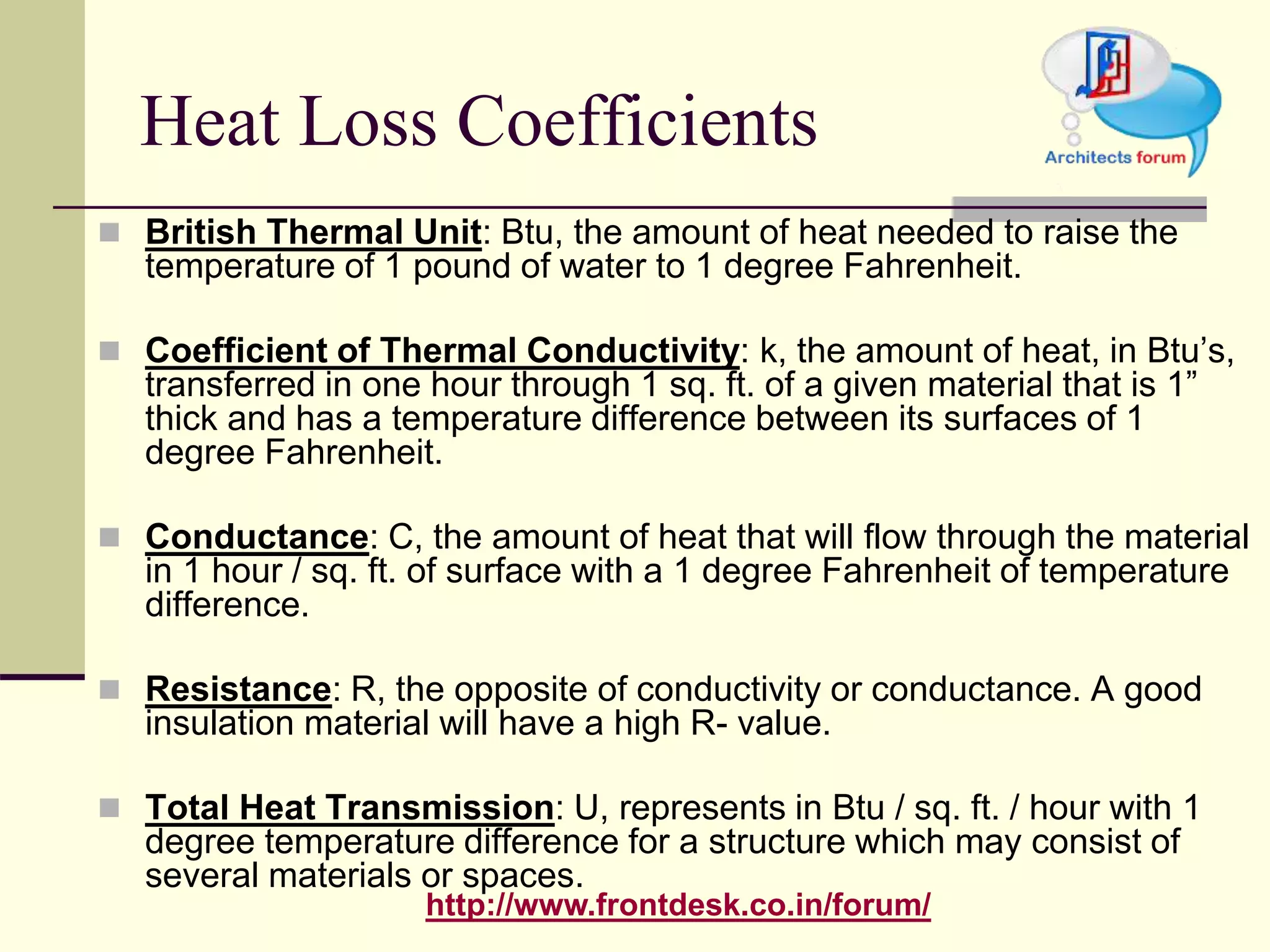 Heat & sound insulation | PPTX