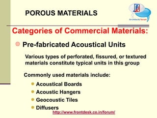 Heat & sound insulation | PPTX
