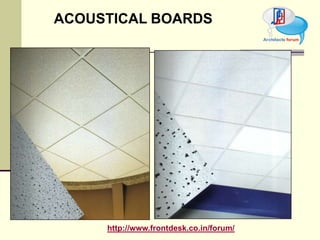 Heat & sound insulation | PPTX