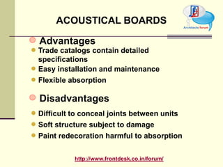 Heat & sound insulation | PPTX