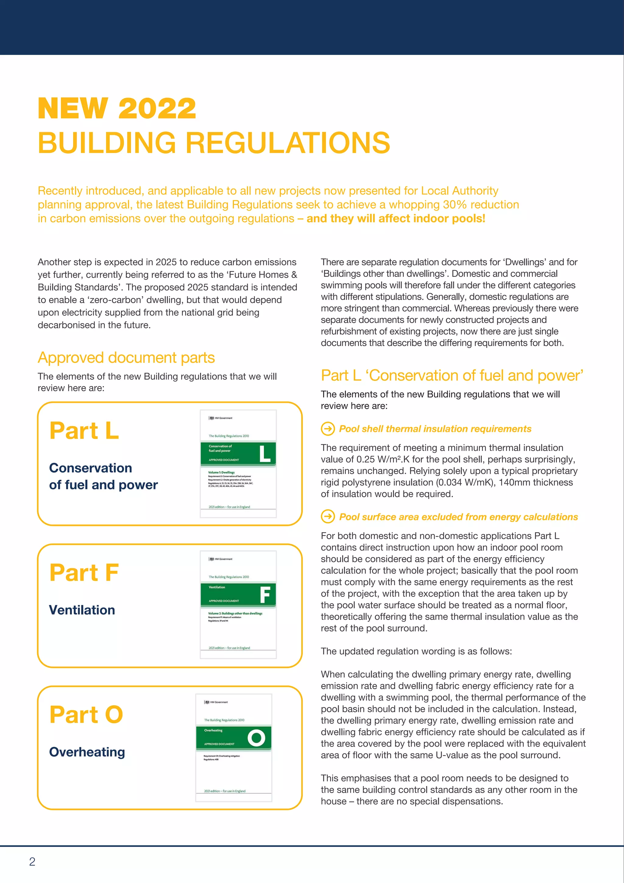 Heatstar Technical Advice paper - 'New 2022 building regulations' | PDF