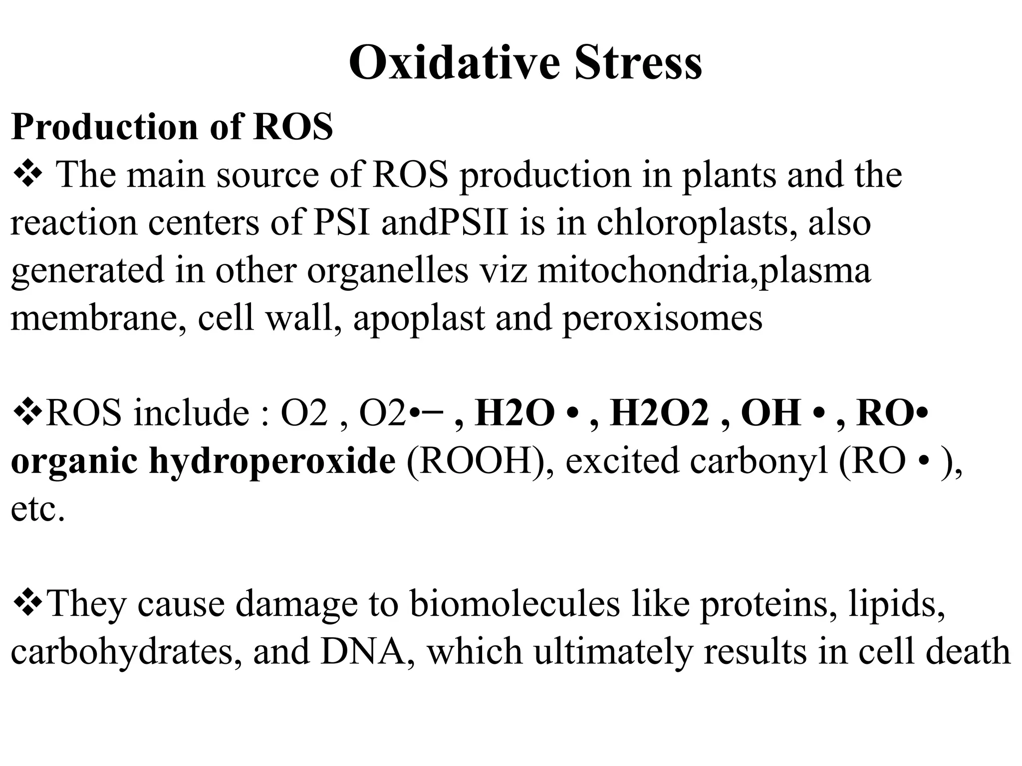 Mechanism of heat stress response in plants | PPTX