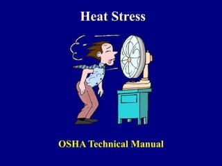 Heat Stress
OSHA Technical Manual
 