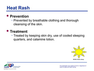 Heat Rash Management heat_stress for public awareness........ | PPTX