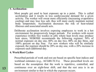 Heat Stress HSE Presentation regarding heat stress | PPT