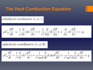 The Heat Conduction Equation
 