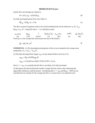 Heat transfer 5th ed incropera solution manual