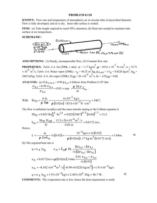 Heat transfer 5th ed incropera solution manual