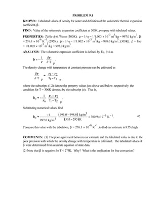Heat transfer 5th ed incropera solution manual