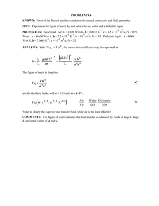 Heat transfer 5th ed incropera solution manual
